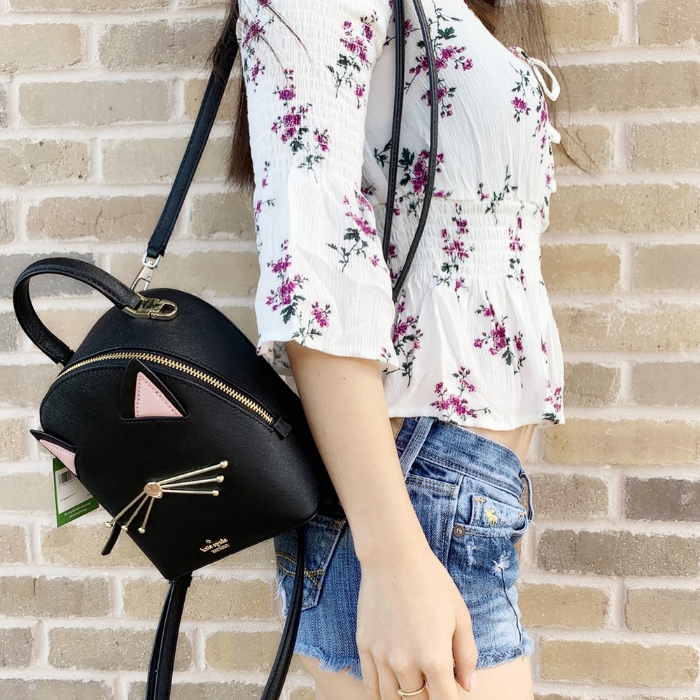 Gaby’sBags👜💕-Kate spade cat backpack crossbody - Picture 2 of 7